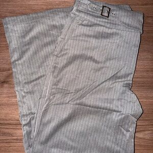 Princess Polly Gray Pinstripe Pants